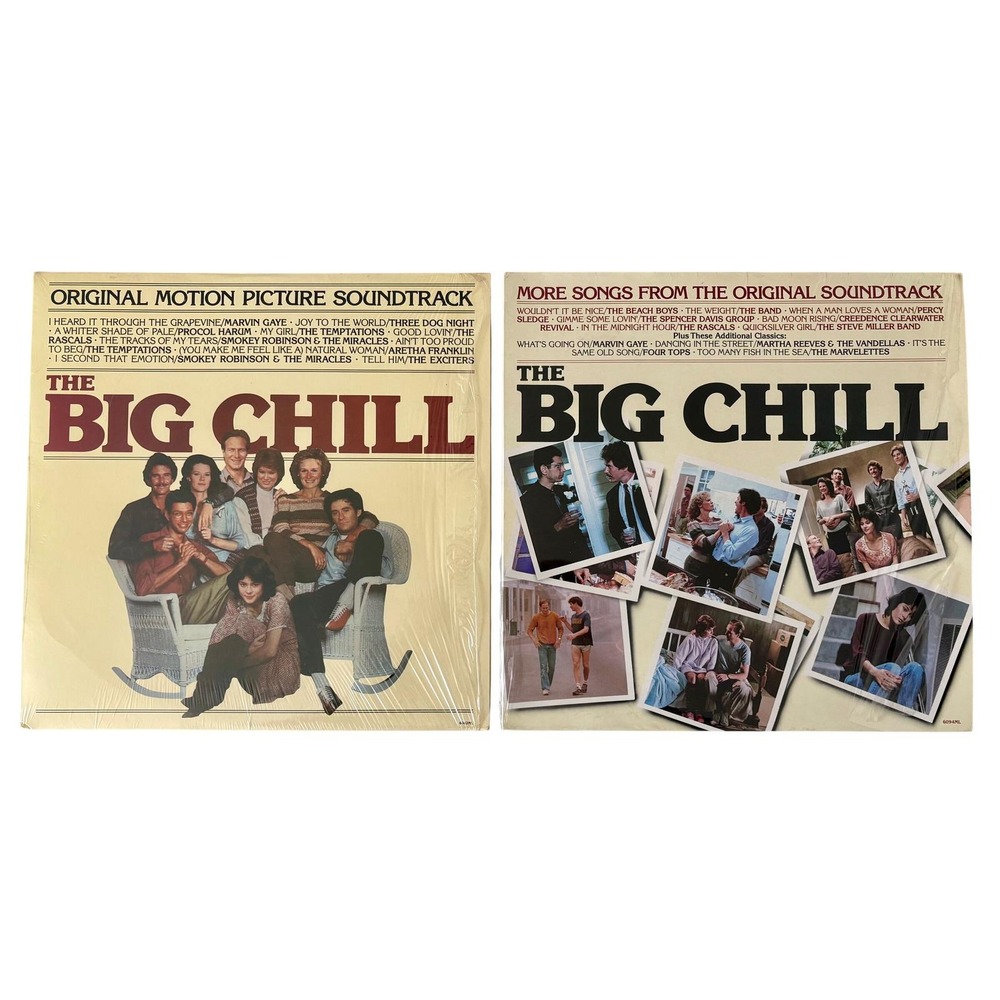 The Big Chill Soundtrack & More Songs Vinyl LP Lot Motown 6062ML 6094ML 1983-84